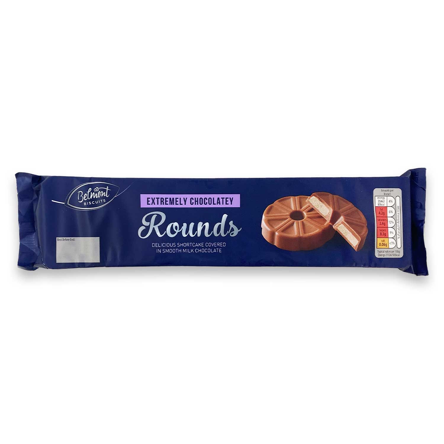 Milk Chocolate Rounds 130g Belmont